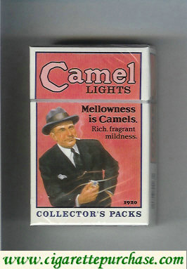 Camel Collectors Packs 1920 Ligts cigarettes hard box
